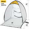 Wagner Small Spray Shelter-White 30"X36"X39" C900051