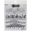 Dyan Reaveley's Dylusions Cling Stamp Collections 8.5"X7"-Further Around The Edge - DYRC-34513 - 789541034513