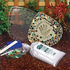Milestones Mosaic Stepping Stone Kit-Leaf 12" - 90111455