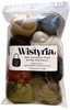 Wistyria Editions Wool Roving 15" .25oz 8/Pkg-Rustic - WR-910 - 816463010919