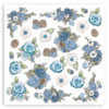 Stamperia Double-Sided Paper Pad 12"X12" 10/Pkg-Blue Land, 10 Designs/1 Each - SBBL47