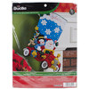 Bucilla Felt Stocking Applique Kit 18" Long-Holiday Drive 86451 - 046109864518