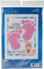 Janlynn/Special Moments Mini Counted Cross Stitch Kit 5"X7"-Baby Footprints (14 Count) SGP-0603 - 047684006034