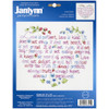 Janlynn Stamped Cross Stitch Kit 12"X10"-Love Is Patient - 187-0301 - 049489873019