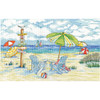 Design Works Counted Cross Stitch Kit 11"X18"-Beach Signs (14 Count) - DW2862