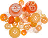 Buttons Galore Button Mason Jars-Sweet Mango - MJ-103