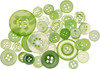 Buttons Galore Button Mason Jars-Greenery - MJ-105