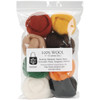 Wistyria Editions Wool Roving 15" .25oz 8/Pkg-Naturals WR-852 - 893812001606