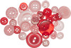 Buttons Galore Button Mason Jars-Valentine MJ-122