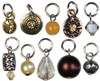 Cousin Jewelry Basics Metal Charms-Brown Glass & Metal Bead Cluster 10/Pkg -JBCHARM-8459