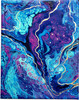 American Crafts Color Pour Pre-Mixed Foil Paint .75oz-Gold - 348486