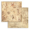 Stamperia Double-Sided Paper Pad 12"X12" 10/Pkg-Sea Land, 10 Designs/1 Each - SBBL37