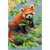 RIOLIS Counted Cross Stitch Kit 8.25"X11.75"-Red Panda (14 Count) R1627