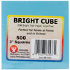 Hygloss Paper Cube 3"X3" 500 Sheets/Pkg-Assorted Bright Colors - 61533 - 081187615331