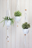 Hoooked Macrame Hanging Basket Kit W/Zpagetti Yarn-Gray PAK162-12