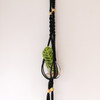 Hoooked Macrame Hanging Basket Kit W/Zpagetti Yarn-Black PAK162-1