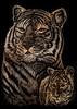 Royal & Langnickel(R) Copper Foil Engraving Art Kit 5"X7"-Tiger & Cub COPMIN-102