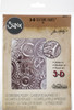 Sizzix 3D Texture Fades Embossing Folder By Tim Holtz-Mechanics 662715 - 630454247807