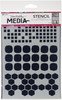 Dina Wakley Media Stencils 9"X6"-Shape Mashup MDS-58298 - 789541058298