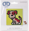 Diamond Dotz Starter Diamond Art Kit 3"X3"-Fido DDS018 - 4897073242033