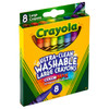 Crayola Large Washable Crayons-8/Pkg - 52-3280