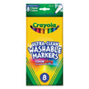 Crayola Ultra-Clean Color Max Fine Line Washable Markers-Classic Colors 8/Pkg -58-7809 - 071662078096