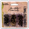Idea-Ology Metal Long Paper Fasteners .4375" 99/Pkg-Antique Nickel, Brass & Copper - TH92703 - 040861927030 Idea-Ology Metal Long Paper Fasteners .4375" 99/Pkg-Antique Nickel, Brass & Copper - TH92703 - 040861927030