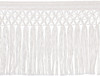 Simplicity Chainette Trellis Fringe 6"X10yd-White - 186 8134-030