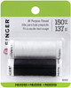Singer All-Purpose Polyester Thread 200yd 2/Pkg-Black & White 60450 - 075691604509