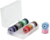 Singer Transparent Plastic Class 15 Bobbins - Threaded-12/Pkg - 21495