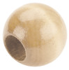 Pepperell Round Wood Beads 20mm 8/Pkg-Natural PWB20-03