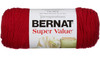 Bernat Super Value Solid Yarn-Cherry Red - 164053-53436 - 057355326163