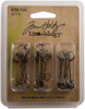 Idea-Ology Metal Memo Pins 1.5" 30/Pkg-Antique Nickel, Brass & Copper TH92833 - 040861928334