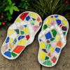 Milestones Mosaic Stepping Stone Kit-Flip-Flop 12" - 90111290