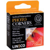 Lineco Polypropylene Photo Mounting Corners 500/Pkg-Clear .625" L5330022