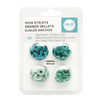We R Eyelets Wide 40/Pkg-Aqua WER-EW-41589 - 633356415893