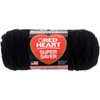 Red Heart Super Saver Yarn-Black -E300B-312 - 073650846410