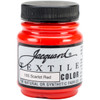 Jacquard Textile Color Fabric Paint 2.25oz-Scarlet Red - TEXTILE-1105 - 743772110507