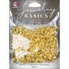 Cousin Jewelry Basics Metal Findings 300/Pkg-Gold Split Rings 6mm To 8mm 34719008