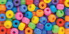 The Beadery Pony Beads 11mmX8mm 200/Pkg-Circus Multicolor - V289
