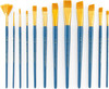 Royal & Langnickel(R) Gold Taklon Value Pack Brush Set-Round 12/Pkg RSET9307