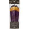 Royal & Langnickel(R) Burgundy Taklon Long Brush Value Pack-12/Pkg RSET9315 - 090672060600