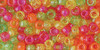 The Beadery Pony Beads 6mmX9mm 415/Pkg-Warm Sparkle Multicolor - J750-J223