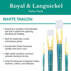 Royal & Langnickel(R) White Taklon Value Pack Brush Set-12/Pkg RSET9308