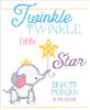 Janlynn Counted Cross Stitch Kit 9"X12"-Twinkle Twinkle Little Star (14 Count) - 182-0412