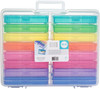 We R Craft & Photo Translucent Plastic Storage-15"X12"X5", W/16 Mini Cases WR660269 - 633356602699
