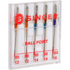 Singer Universal Ball Point Machine Needles-Sizes 11/80 (2), 14/90 (2) & 16/100 (1) 4863