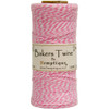 Hemptique Cotton Baker's Twine Spool 2-Ply 410'-Light Pink BTS2-2939 - 091037029393