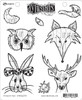 Dyan Reaveley's Dylusions Cling Stamp Collections 8.5"X7"-Heads N Tails DYR-62301