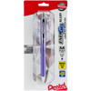 Pentel EnerGel Alloy Retractable Liquid Gel Pen .7mm 1/Pkg-Violet Barrel W/Black Ink BL407-VBPA - 072512256381